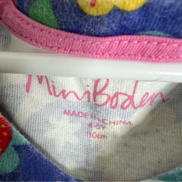 Mini Boden Multicolor Unicorn and Floral Dress size 4/5 - Picture 5 of 12